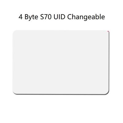 UID Cambiabile 4 byte Passive RFID Card, PVC RFID Access Control Card ISO14443A
