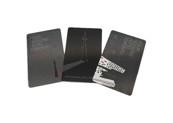 Cartoline chiave RFID per hotel di plastica personalizzata Cartoline d'identità in bianco Accesso alla porta 0,8 mm-0,9 mm Spessore