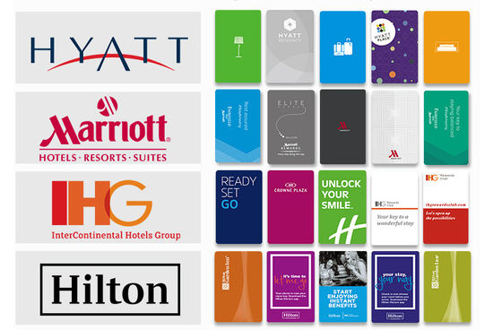 NFC VING HID carte chiave di hotel in plastica personalizzate con distanza di lettura da 0 a 10 cm