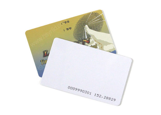 Smart RFID Hotel Door Key Card 13.56MHz Carta chiave di plastica 320bytes Memoria