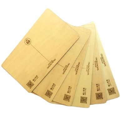 Bambù Legno Controllo dell' Accesso Schede chiave Ving NFC Hotel Schede chiave Facilmente biodegradabile