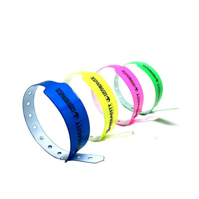 Stampa del logo Pvc Ospedale Braccialetto medico, RFID NFC Tag Braccialetto Disposable