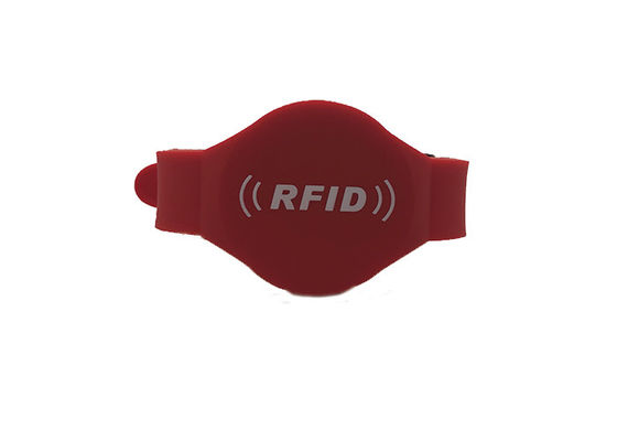 M5 Chip Silicone RFID Controllo dell'accesso Braccialetti ISO14443A Standard ISO15693