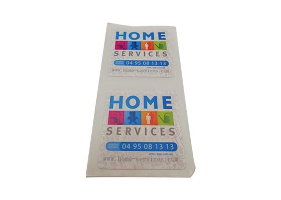 Stampa personalizzata adesivo circolare con adesivo adesivo con chip HF RFID Frequenza 13,56 MHz