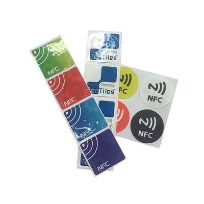 215 213 Carta stampata su misura NFC adesivo rivestito etichette 1cm-10cm Distanza di lettura