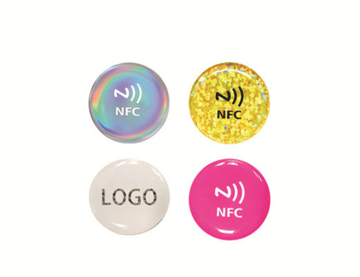 PET PVC Micro NFC Etichette adesive epossidiche ISO14443A Nell'attività di promozione commerciale