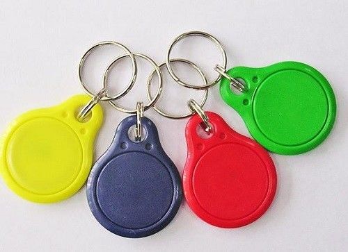 Smart ABS 13.56 Mhz RFID Key Fob Balnk o stampa laser per il controllo degli accessi