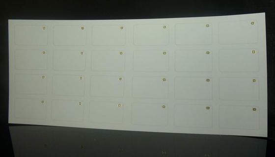 Bianco Matto PVC o PETG HF RFID Inlay Sheet RFID Prelam 4 x 6 Personalizzato