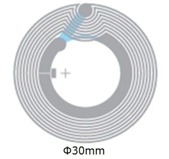 Trasmissione senza contatto Dia 33mm RFID Wet Inlay con chip RFID Classic ® SLI NFC