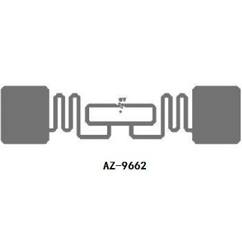 PET H3 AZ 9662 RFID Uhf Etichetta Intaglio asciutto Intaglio umido Per etichette RFID ISO18000-6C