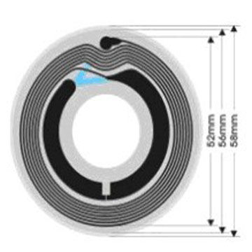 13.56MHz Frequenza HF RFID Smart Tags Round Multi Detection SLI Conformità