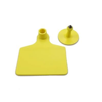 70x80mm 104x74mm UHF Animal RFID Ear Tags Materiale TPU per il monitoraggio del bestiame