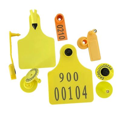 Programmazione TPU RFID Animal Ear Tag per il facile tracciamento di mucche capre bovine pecore