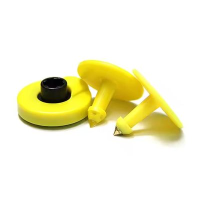 Materiale TPU 134.2Khz RFID Tag orecchio, Tag passive rotonde animale da allevamento